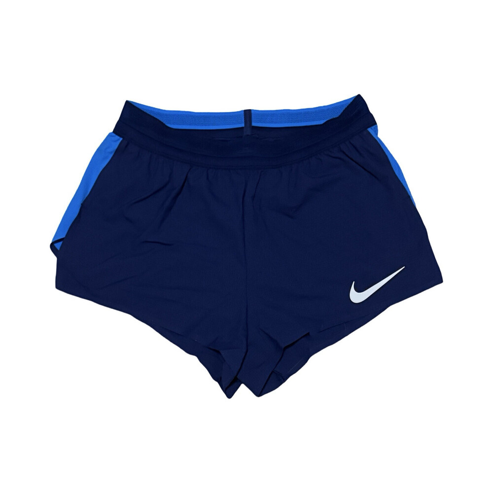 Nike Pro Elite Women's Size Medium Running Shorts AO8485 Blue Made In USA